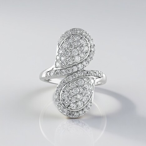 Anello in argento con Zircone