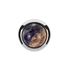 Ciondolo in argento con Charoite