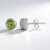 Orecchini in argento con Peridoto (de Melo Essence)