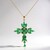 Collana in argento con Smeraldo Brasiliano