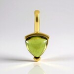 Ciondolo in argento con Vesuvianite
