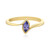Anello in argento con Tanzanite