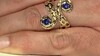 Bague en or et Tanzanite AAA (Ornaments by de Melo)