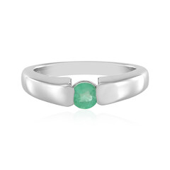 Anello in argento con Smeraldo Russo