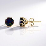 Pendientes en oro con Ópalo de Mezezo (de Melo Gold)