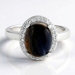 Anello in argento con Pietersite