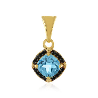 Ciondolo in argento con Topazio Blu Svizzero