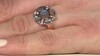 Zilveren ring met een Blauwe Minary Labradoriet (KM by Juwelo)