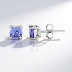 Orecchini in argento con Tanzanite