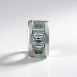 Pendentif en argent et Topaze bleu ciel (MONOSONO COLLECTION)