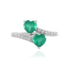 Anillo en plata con Ónix verde