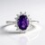 Anello in argento con Ametista Zambiana