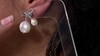Pendientes en plata con Perla blanca Freshwater