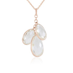 Collana in argento con Quarzo Bianco