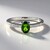 Anello in argento con Diopside Russo