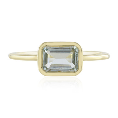 Brasilianischer Aquamarin-Goldring