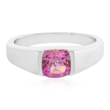 Anello in argento con Topazio Anniversario