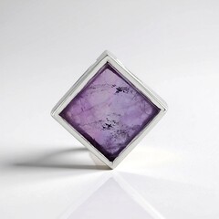 Ciondolo in argento con Ametista