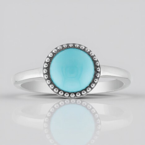 Anello in argento con Turchese