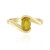 Gelber Madagaskar-Saphir-Silberring