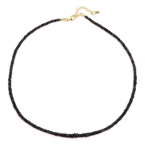 Mezezo-Opal-Silberhalskette