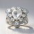 Anello in argento con Topazio Bianco