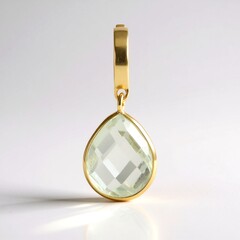 Ciondolo in argento con Ametista Verde
