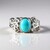 Anello in argento con Turchese Sleeping Beauty
