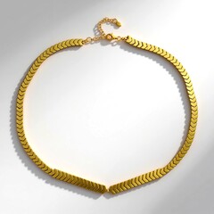 Collier en argent et Hématite dorée