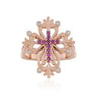 Rhodolith-Silberring (Dallas Prince Designs)
