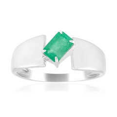 Sambia-Smaragd-Silberring