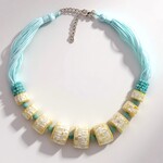 Collana in argento con Mosaico di Madreperla (Dallas Prince Designs)