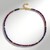 Collana in argento con Rubino