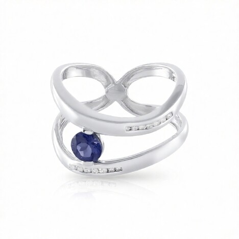 Anello in oro con Tanzanite AAA (de Melo Gold)