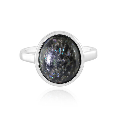 Anello in argento con Opale Leopardo