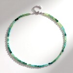 Collana in argento con Grandidierite