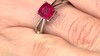Bague en argent et Rubis de Bemainty
