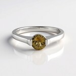 Anello in argento con Tanzanite Gialla (non riscaldata)
