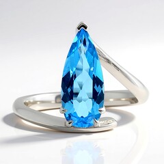 Anello in argento con Topazio Marambaia (de Melo Essence)