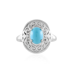 Zilveren ring met een Sleeping Beauty Turkoois