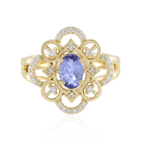 Anello in argento con Tanzanite