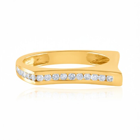 Anillo en plata con Diamante I2 (H) (de Melo Essence)