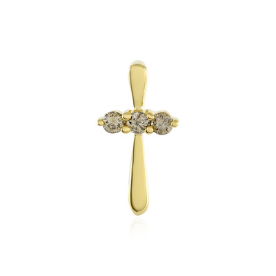 Ciondolo in argento con Diamante Champagne I3