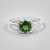 Anello in argento con Diopside Russo