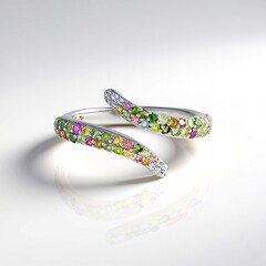 Anello in argento con Tormalina