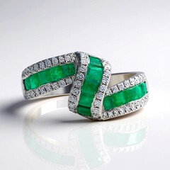 Anello in oro con Smeraldo Zambia AAA (CIRARI)