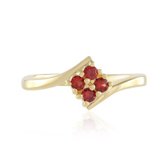 Tanzanian Ruby Silver Ring