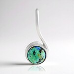 Ciondolo in argento con Azzurrite (MONOSONO COLLECTION)