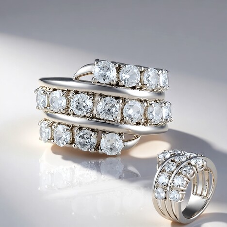 Anello in argento con Zircone (de Melo)