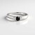 Anello in argento con Diamante Nero